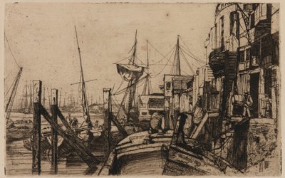 Limehouse door James Abbott McNeill Whistler