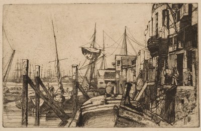 Limehouse door James McNeill Whistler