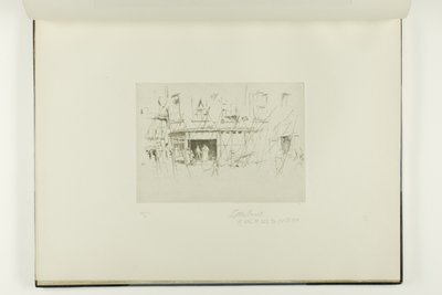 Klein Hof door James McNeill Whistler