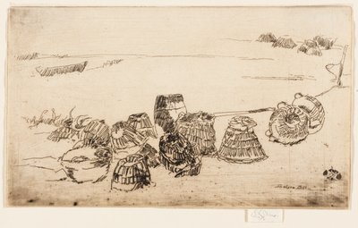 Kreeftenpotten - Selsea Bill door James Abbott McNeill Whistler
