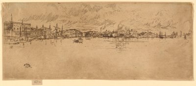 Lang Venetië door James Abbott McNeill Whistler