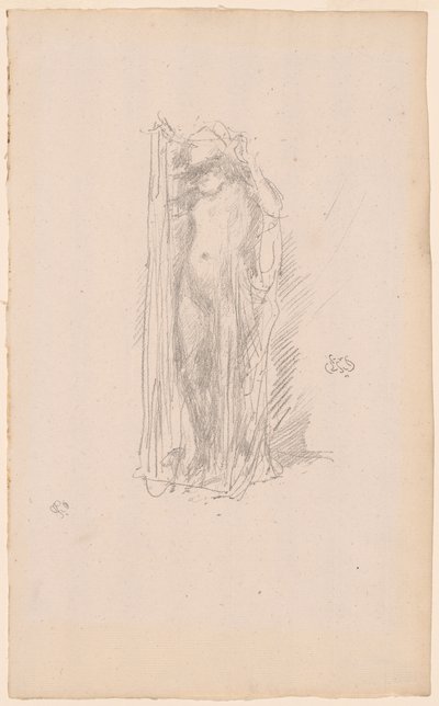 Model draperen door James Abbott McNeill Whistler