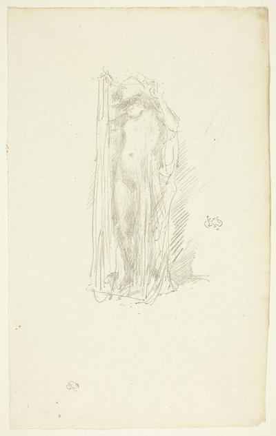 Model draperen door James Abbott McNeill Whistler