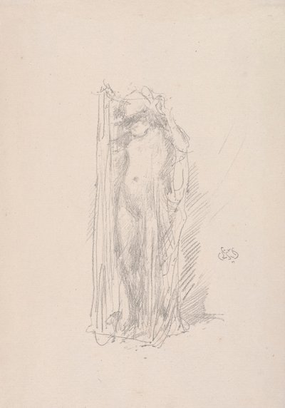 Model Draperen door James McNeill Whistler