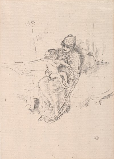 Moeder en kind, nr. 1 door James McNeill Whistler