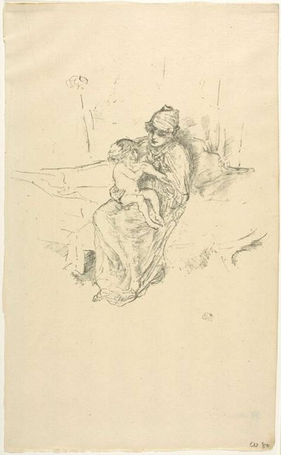 Moeder en kind nr. 1 door James McNeill Whistler