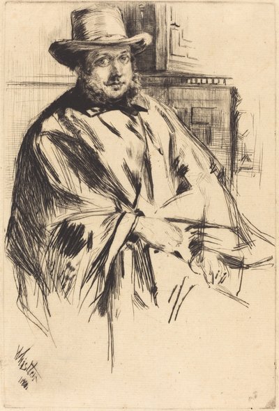 Mr. Davis (Mr. Mann) door James Abbott McNeill Whistler