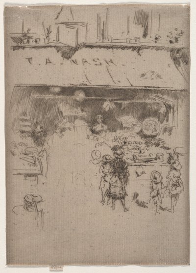 Nash' fruitwinkel door James McNeill Whistler