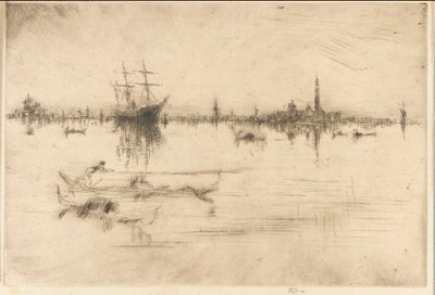 Nocturne door James Abbott McNeill Whistler