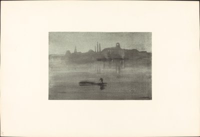 Nocturne door James Abbott McNeill Whistler
