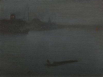Nocturne in blauw en zilver door James Abbott McNeill Whistler