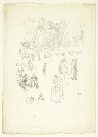 Kindermeisjes: "Les Bonnes du Luxembourg" door James Abbott McNeill Whistler