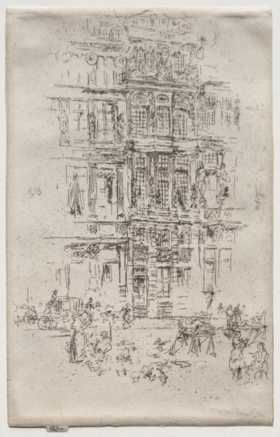 Paleizen, Brussel door James McNeill Whistler