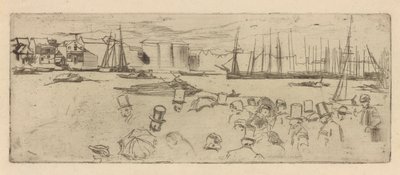 Penny Passagiers, Limehouse door James Abbott McNeill Whistler