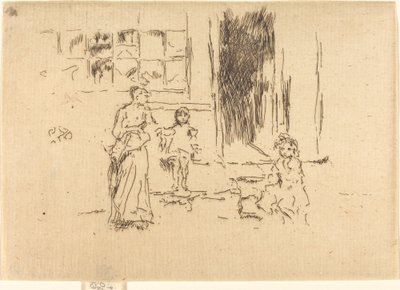 Petticoat Lane door James Abbott McNeill Whistler