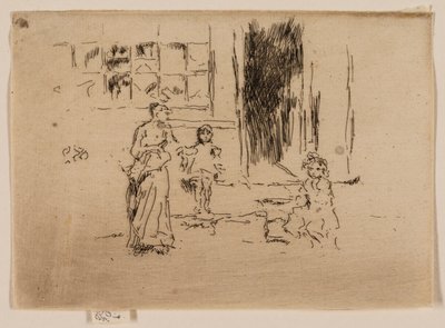 Petticoat Lane door James Abbott McNeill Whistler