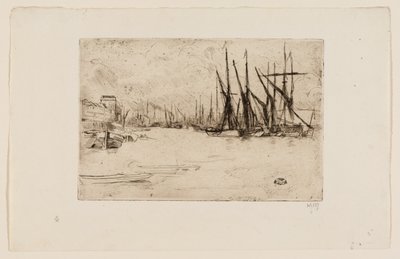 Pickle Herring Wharf door James Abbott McNeill Whistler