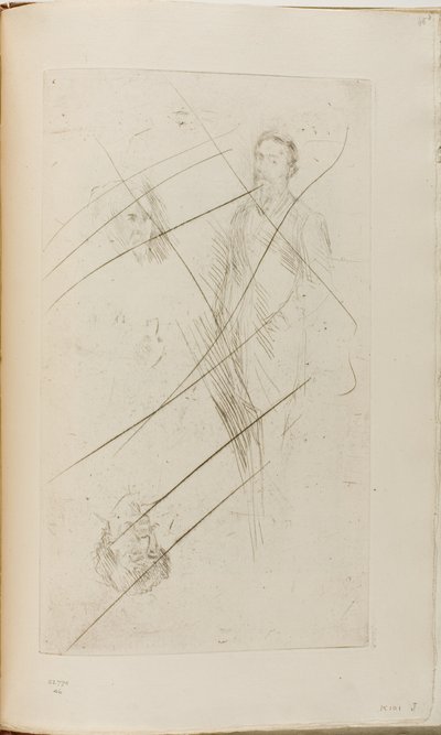 Portretschetsen inclusief F.R. Leyland en Whistler door James Abbott McNeill Whistler