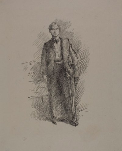 Portretstudie: Mr. Herbert C. Pollitt door James Abbott McNeill Whistler