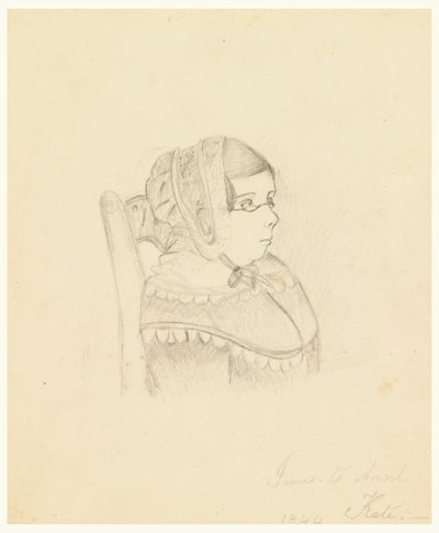 Portret van Tante Alicia McNeill door James Abbott McNeill Whistler