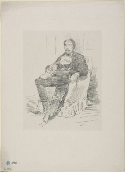 Portret van Dr. Whistler, Nr. 2 door James Abbott McNeill Whistler