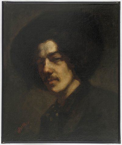 Portret van Whistler met een Hoed door James Abbott McNeill Whistler