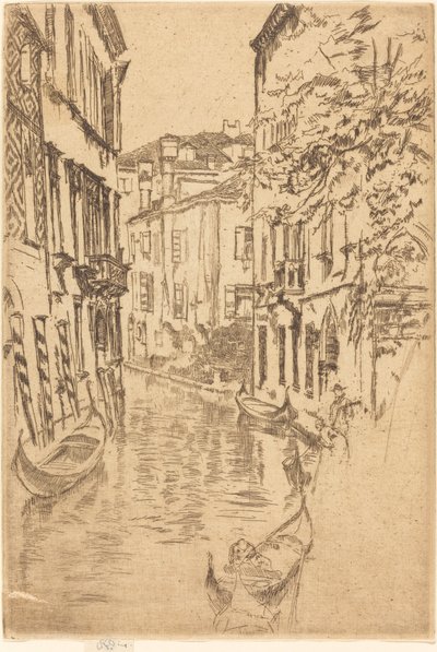 Rustig Kanaal door James Abbott McNeill Whistler