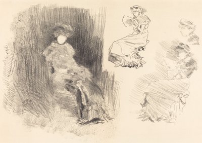 Lezen door James Abbott McNeill Whistler
