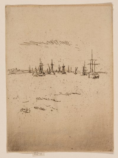 Terugkeer naar Tilbury door James Abbott McNeill Whistler