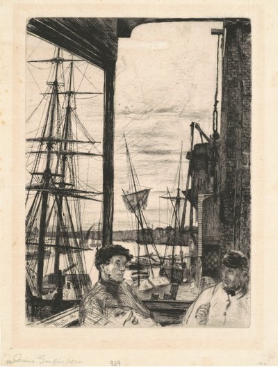 Rotherhithe door James Abbott McNeill Whistler