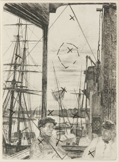 Rotherhithe door James Abbott McNeill Whistler