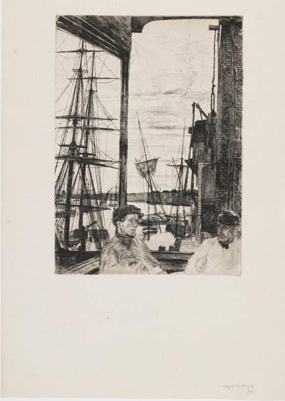 Rotherhithe door James Abbott McNeill Whistler