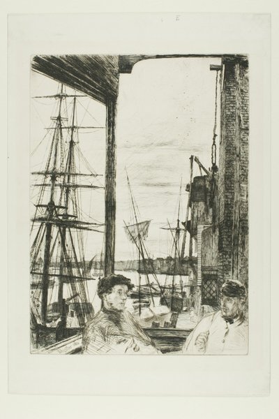 Rotherhithe door James Abbott McNeill Whistler