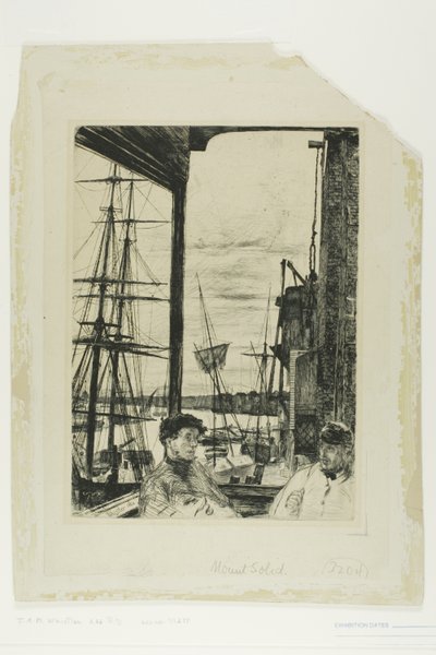 Rotherhithe door James Abbott McNeill Whistler