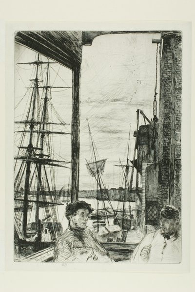 Rotherhithe door James Abbott McNeill Whistler