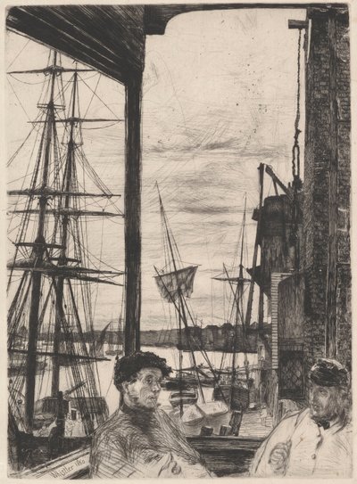 Rotherhithe K. 66 III door James Abbott McNeill Whistler