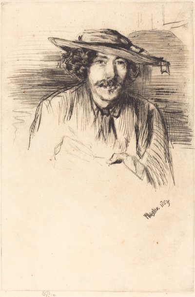 Zelfportret door James Abbott McNeill Whistler