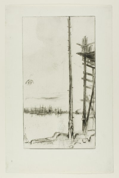 Scheepswerf, Liverpool door James McNeill Whistler