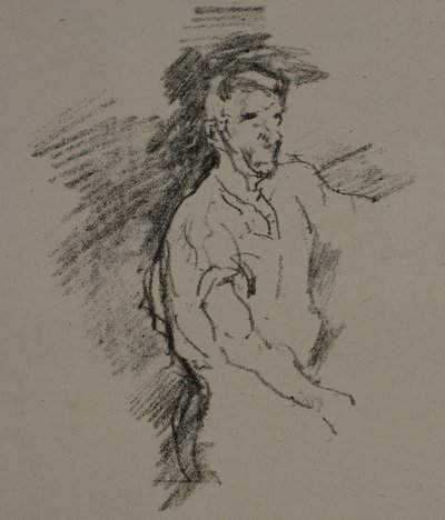 Schets van een smid door James Abbott McNeill Whistler