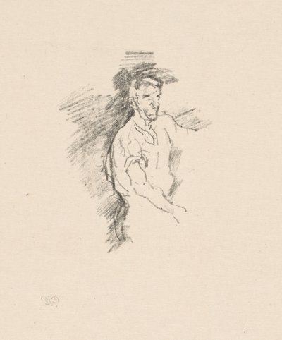 Schets van een smid door James Abbott McNeill Whistler