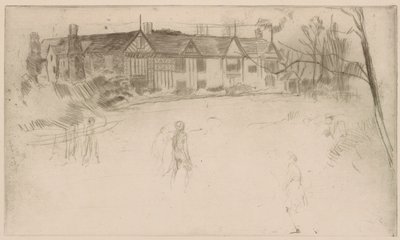 Speke Hall door James Abbott McNeill Whistler