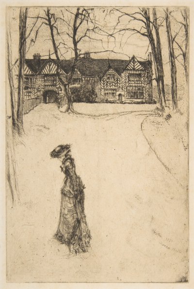 Speke Hall, nr. 1 door James McNeill Whistler