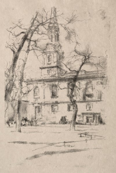 St. Giles-in-de-Velden door James McNeill Whistler