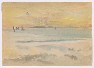 St. Ives: Zonsondergang door James Abbott McNeill Whistler