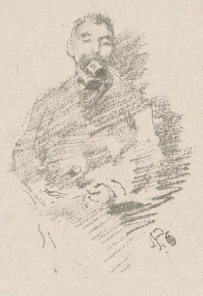 Stéphane Mallarmé door James McNeill Whistler