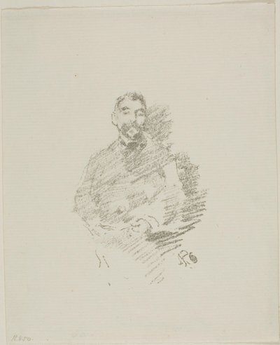 Stéphane Mallarmé door James McNeill Whistler