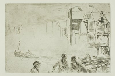 Scheepswerf Stevens door James McNeill Whistler