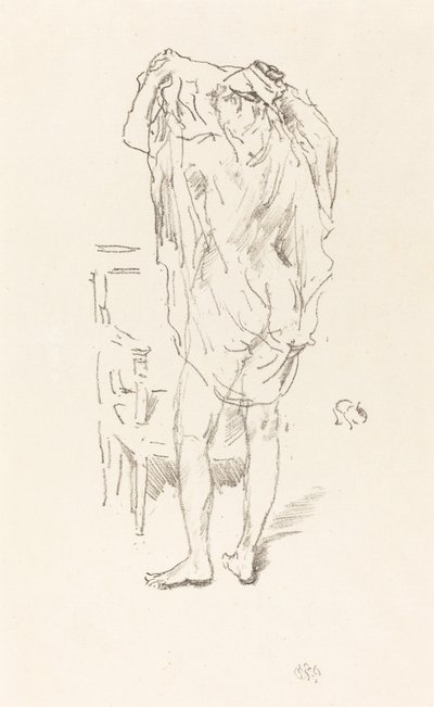 Studie door James Abbott McNeill Whistler