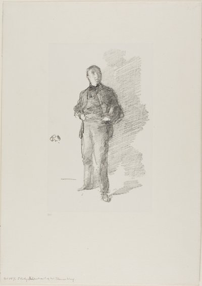 Studie Nr. 1: Mr. Thomas Way door James Abbott McNeill Whistler