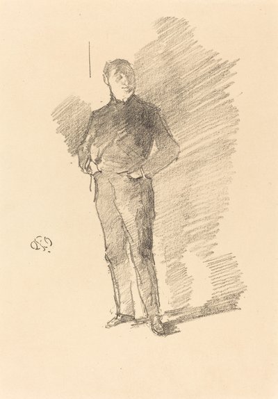 Studie nr. 2: Mr. Thomas Way door James Abbott McNeill Whistler